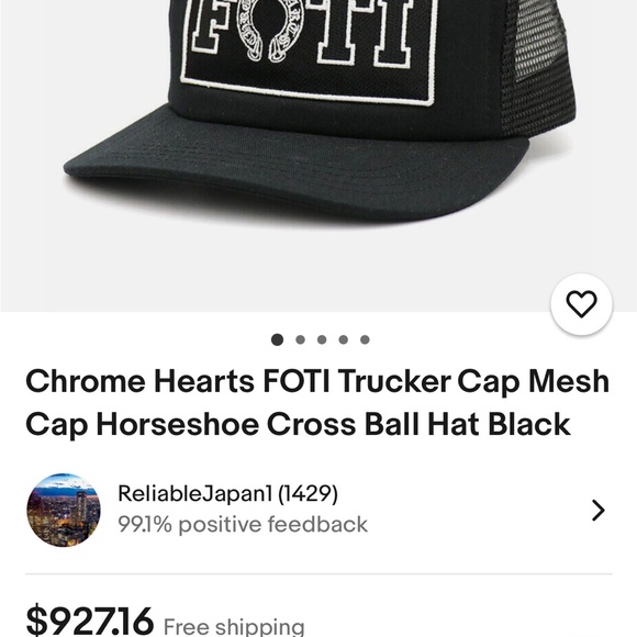 Chrome hearts hat foti 100% authentic - Picture 10 of 12